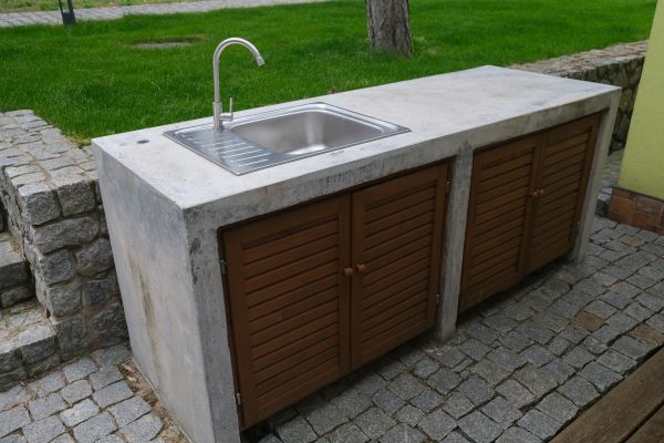 Exterior Cabinet Installation in Denton